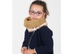 Children fur scarf snood petites filles pop