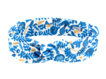 Wire headband retro passion bleue