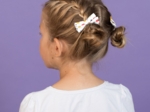 Ribbon bow hair slide reveil printanier