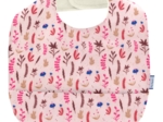 Coated fabric bib herbier rose