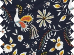Coupon tissu 50 cm lyrebird