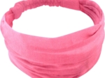 Headscarf headband- Baby size glittery pink