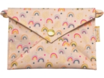 Little envelope clutch rainbow
