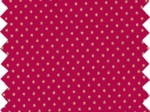 Coated fabric fuchsia gold star