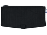 Flap of shoulder bag black corduroy