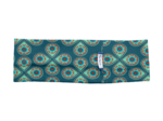 Stretch jersey headband  trèfle turquoise