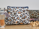 Mini Pleated clutch bag leopard