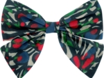 Bow tie hair slide  tulipes