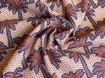Cotton veil fabric palmeraie