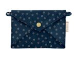 Medium envelope pocket bulle bronze marine