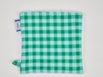 Makeup Remover cotton green mint gingham