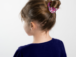 Mini Scrunchie fuchsia poppy