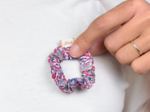 Mini Scrunchie ex2543 lavandula fuchsia