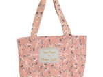Foldable tote bag oiseau bandana