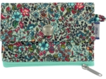 zipper pouch card purse flower mentholated