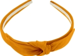 bow headband ochre