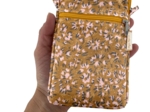 Quilted phone pocket gypso ocre