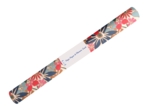 35cm coated fabric coupon cerise en fleur