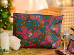 Cosmetic bag with flap ballet merveilleux