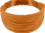 Headscarf headband- child size caramel golden straw