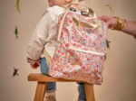Gaby small backpack porcelaine rosée