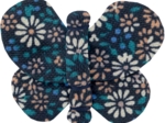 Butterfly hair clip paquerette marine