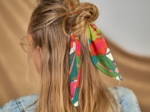Short tail scrunchie fleurs des iles