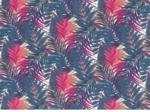Coated fabric tropical fire