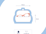 Glasses case safari kaki