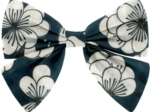 Bow tie hair slide paradis bleu