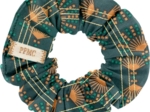 Small scrunchie eventail or vert