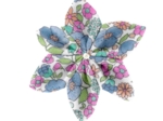 Star flower hairslide pastel fleuri