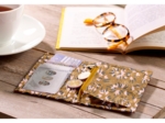 Compact wallet gypso ocre