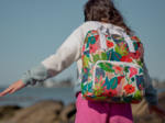 Foldable rucksack Gaby fleurs des iles