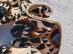 Large Piping Scrunchie attrape soleil