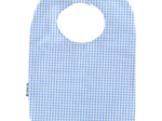 Bib - Baby size sky blue gingham