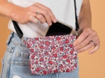 Tiny coton clutch bag rouge corolle