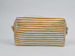 Rectangular toiletry bag rayé or blanc