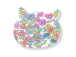 Meow hair slide pastel fleuri