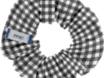 Small scrunchie vichy noir