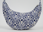 Half-moon bag scandinavia bleu