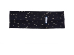 Stretch jersey headband  triangle marine or