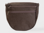 Base small bag without shoulder strap chocolate denim