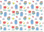 Jersey fabric petits monstres