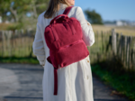 Foldable rucksack Gaby burgundy large corduroy