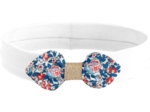 Jersey knit baby headband flowered london