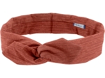 Wire headband retro lurex terracotta gauze