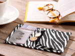 Compact wallet zèbre