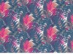 Coupon tissu 50 cm tropical fire