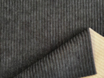 Velvet fabrics black large corduroy